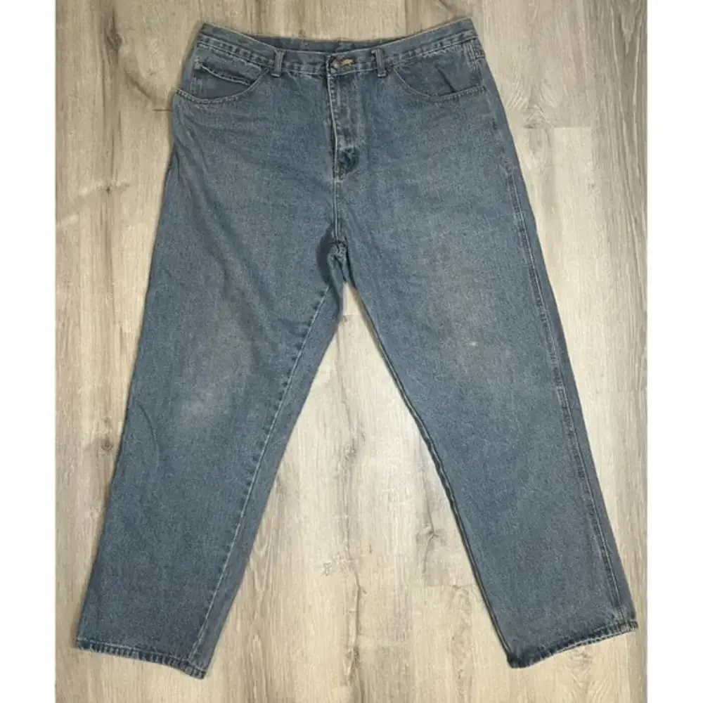 Chisholm Trail Jeans Mens 38x32 Regular Straight‎ Blue Denim